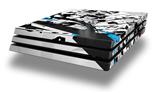 Vinyl Decal Skin Wrap compatible with Sony PlayStation 4 Pro Console Baja 0018 Blue Medium (PS4 NOT INCLUDED)