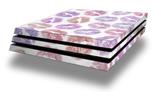 Vinyl Decal Skin Wrap compatible with Sony PlayStation 4 Pro Console Pink Purple Lips (PS4 NOT INCLUDED)