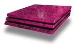 Vinyl Decal Skin Wrap compatible with Sony PlayStation 4 Pro Console Folder Doodles Fuchsia (PS4 NOT INCLUDED)