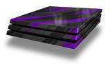 Vinyl Decal Skin Wrap compatible with Sony PlayStation 4 Pro Console Jagged Camo Purple (PS4 NOT INCLUDED)