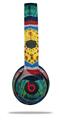 WraptorSkinz Skin Decal Wrap compatible with Beats Solo 2 and Solo 3 Wireless Headphones Tie Dye Circles and Squares 101 (HEADPHONES NOT INCLUDED)