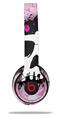 WraptorSkinz Skin Decal Wrap compatible with Beats Solo 2 and Solo 3 Wireless Headphones Sketches 3 (HEADPHONES NOT INCLUDED)