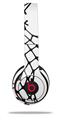WraptorSkinz Skin Decal Wrap compatible with Beats Solo 2 and Solo 3 Wireless Headphones Ripped Fishnets (HEADPHONES NOT INCLUDED)