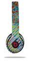 WraptorSkinz Skin Decal Wrap compatible with Beats Solo 2 and Solo 3 Wireless Headphones Tie Dye Mixed Rainbow (HEADPHONES NOT INCLUDED)