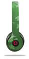 WraptorSkinz Skin Decal Wrap compatible with Beats Solo 2 and Solo 3 Wireless Headphones Bokeh Butterflies Green (HEADPHONES NOT INCLUDED)