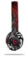 WraptorSkinz Skin Decal Wrap compatible with Beats Solo 2 and Solo 3 Wireless Headphones Baja 0040 Red Dark (HEADPHONES NOT INCLUDED)
