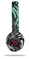 WraptorSkinz Skin Decal Wrap compatible with Beats Solo 2 and Solo 3 Wireless Headphones Baja 0040 Seafoam Green (HEADPHONES NOT INCLUDED)