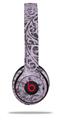 WraptorSkinz Skin Decal Wrap compatible with Beats Solo 2 and Solo 3 Wireless Headphones Folder Doodles Lavender (HEADPHONES NOT INCLUDED)