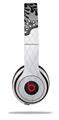 WraptorSkinz Skin Decal Wrap compatible with Beats Solo 2 and Solo 3 Wireless Headphones Black and White Lace (HEADPHONES NOT INCLUDED)