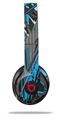 WraptorSkinz Skin Decal Wrap compatible with Beats Solo 2 and Solo 3 Wireless Headphones Baja 0032 Blue Medium (HEADPHONES NOT INCLUDED)