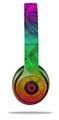 WraptorSkinz Skin Decal Wrap compatible with Beats Solo 2 and Solo 3 Wireless Headphones Rainbow Butterflies (HEADPHONES NOT INCLUDED)