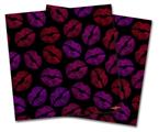 WraptorSkinz Vinyl Craft Cutter Designer 12x12 Sheets Red Pink And Black Lips - 2 Pack