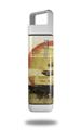 Skin Decal Wrap for Clean Bottle Square Titan Plastic 25oz Bonsai Sunset (BOTTLE NOT INCLUDED)