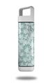 Skin Decal Wrap for Clean Bottle Square Titan Plastic 25oz Flowers Pattern 09 (BOTTLE NOT INCLUDED)