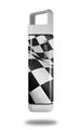 Skin Decal Wrap for Clean Bottle Square Titan Plastic 25oz Checkered Flag (BOTTLE NOT INCLUDED)