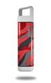 Skin Decal Wrap for Clean Bottle Square Titan Plastic 25oz Camouflage Red (BOTTLE NOT INCLUDED)