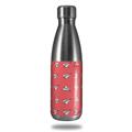 Skin Decal Wrap for RTIC Water Bottle 17oz Paper Planes Coral (BOTTLE NOT INCLUDED)
