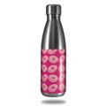 Skin Decal Wrap for RTIC Water Bottle 17oz Donuts Hot Pink Fuchsia (BOTTLE NOT INCLUDED)