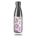 Skin Decal Wrap for RTIC Water Bottle 17oz Pink Purple Lips (BOTTLE NOT INCLUDED)