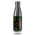 Skin Decal Wrap for RTIC Water Bottle 17oz Rainbow Lips Black (BOTTLE NOT INCLUDED)