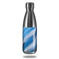 Skin Decal Wrap for RTIC Water Bottle 17oz Paint Blend Blue (BOTTLE NOT INCLUDED)