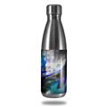 Skin Decal Wrap for RTIC Water Bottle 17oz ZaZa Blue (BOTTLE NOT INCLUDED)