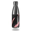 Skin Decal Wrap for RTIC Water Bottle 17oz Jagged Camo Pink (BOTTLE NOT INCLUDED)