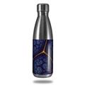 Skin Decal Wrap compatible with RTIC Water Bottle 17oz Linear Cosmos Blue (BOTTLE NOT INCLUDED)