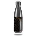 Skin Decal Wrap compatible with RTIC Water Bottle 17oz Dark Palm Leaves (BOTTLE NOT INCLUDED)