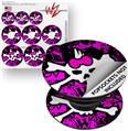 Decal Style Vinyl Skin Wrap 3 Pack for PopSockets Punk Skull Princess (POPSOCKET NOT INCLUDED)