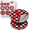 Decal Style Vinyl Skin Wrap 3 Pack for PopSockets Checkerboard Splatter (POPSOCKET NOT INCLUDED)