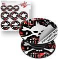 Decal Style Vinyl Skin Wrap 3 Pack for PopSockets Punk Rock Skull (POPSOCKET NOT INCLUDED)
