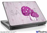 Laptop Skin (Large) - Mushrooms Hot Pink