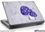 Laptop Skin (Large) - Mushrooms Purple