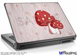 Laptop Skin (Large) - Mushrooms Red