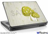 Laptop Skin (Large) - Mushrooms Yellow