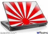 Laptop Skin (Large) - Rising Sun Japanese Red