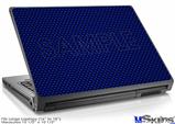 Laptop Skin (Large) - Carbon Fiber Blue