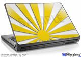 Laptop Skin (Large) - Rising Sun Japanese Yellow