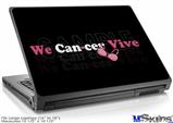 Laptop Skin (Large) - We Can-cer Vive Beast Cancer