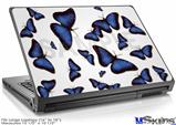 Laptop Skin (Large) - Butterflies Blue