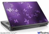 Laptop Skin (Large) - Bokeh Butterflies Purple