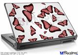 Laptop Skin (Large) - Butterflies Pink