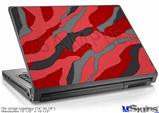 Laptop Skin (Large) - Camouflage Red
