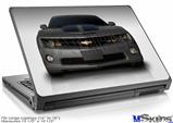 Laptop Skin (Large) - 2010 Chevy Camaro Cyber Gray - Black Stripes