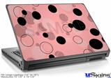 Laptop Skin (Large) - Lots of Dots Pink on Pink