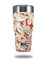 Skin Decal Wrap for K2 Element Tumbler 30oz - Lots of Santas (TUMBLER NOT INCLUDED) by WraptorSkinz