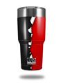 Skin Decal Wrap for K2 Element Tumbler 30oz - Ripped Colors Black Red (TUMBLER NOT INCLUDED) by WraptorSkinz