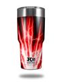 Skin Decal Wrap for K2 Element Tumbler 30oz - Lightning Red (TUMBLER NOT INCLUDED) by WraptorSkinz