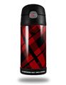 Skin Decal Wrap for Thermos Funtainer 12oz Bottle Red Plaid (BOTTLE NOT INCLUDED) by WraptorSkinz